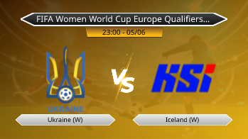 FIFA Women World Cup Europe Qualifiers League A - Ukraine (W) vs Iceland (W)