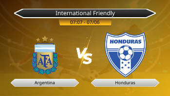 International Friendly - Argentina vs Honduras