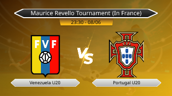 Maurice Revello Tournament (In France) - Venezuela U20 vs Portugal U20