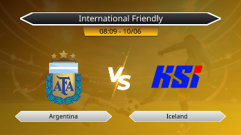 International Friendly - Argentina vs Iceland