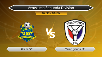 Venezuela Segunda Division Urena SC VS Yaracuyanos FC
