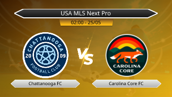 USA MLS Next Pro Chattanooga FC VS Carolina Core FC