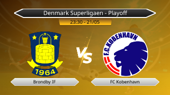 Denmark Superligaen - Playoff Brondby IF VS FC Kobenhavn