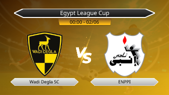 Egypt League Cup Wadi Degla SC VS ENPPI
