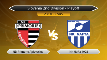 Slovenia 2nd Division - Playoff ND Primorje Ajdovscina VS NK Nafta 1903