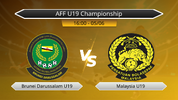 AFF U19 Championship - Brunei Darussalam U19 vs Malaysia U19