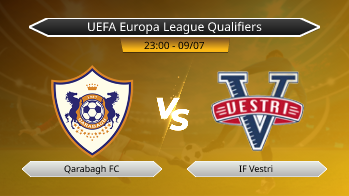 UEFA Europa League Qualifiers - Qarabagh FC vs IF Vestri