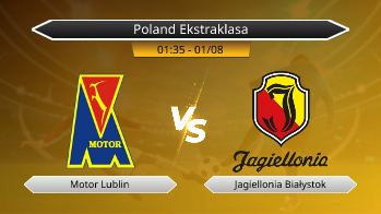 Poland Ekstraklasa Motor Lublin VS Jagiellonia Białystok
