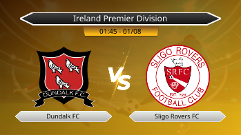 Ireland Premier Division Dundalk FC VS Sligo Rovers FC