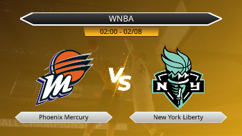 WNBA Phoenix Mercury VS New York Liberty