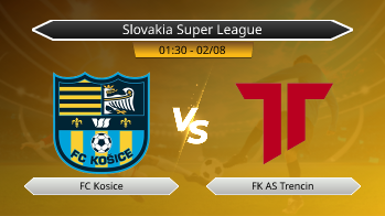 Slovakia Super League FC Kosice VS FK AS Trencin