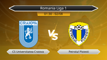 Romania Liga 1 CS Universitatea Craiova VS Petrolul Ploiesti
