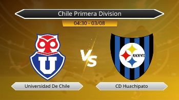 Chile Primera Division Universidad De Chile VS CD Huachipato