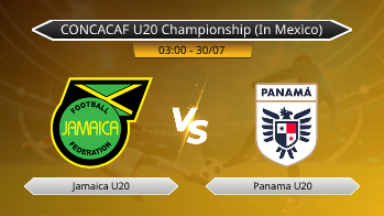 CONCACAF U20 Championship (In Mexico) Jamaica U20 VS Panama U20