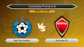 Colombia Primera B Real San Andres VS Patriotas FC