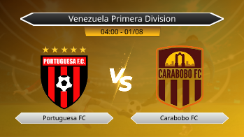 Venezuela Primera Division Portuguesa FC VS Carabobo FC