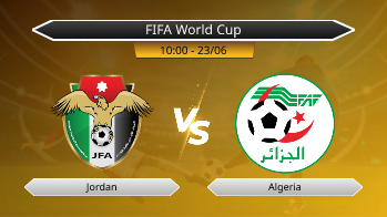 FIFA World Cup - Jordan vs Algeria