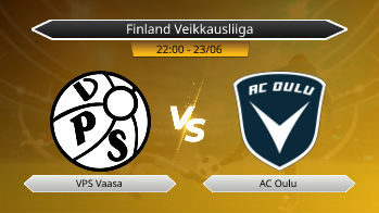 Finland Veikkausliiga - VPS Vaasa vs AC Oulu