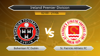 Ireland Premier Division - Bohemian FC Dublin vs St. Patricks Athletic FC