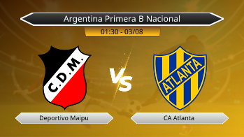 Argentina Primera B Nacional Deportivo Maipu VS CA Atlanta