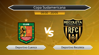 Copa Sudamericana Deportivo Cuenca VS Deportivo Recoleta