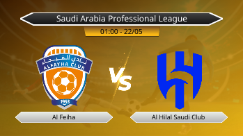 Saudi Arabia Professional League - Al Feiha vs Al Hilal Saudi Club