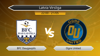 Latvia Virsliga BFC Daugavpils VS Ogre United