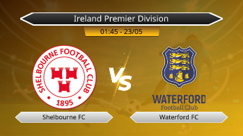Ireland Premier Division Shelbourne FC VS Waterford FC