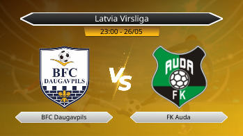 Latvia Virsliga BFC Daugavpils VS FK Auda