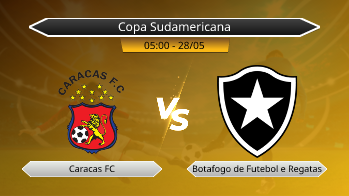 Copa Sudamericana Caracas FC VS Botafogo de Futebol e Regatas