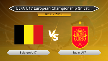 UEFA U17 European Championship (In Estonia) - Belgium U17 vs Spain U17