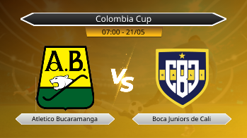 Colombia Cup Atletico Bucaramanga VS Boca Juniors de Cali
