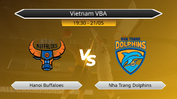 Vietnam VBA Hanoi Buffaloes VS Nha Trang Dolphins